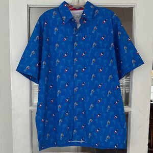 RARE Cap ‘N Creative Mountain Dew Collab Bottle and Popsicle Button Down Shirt